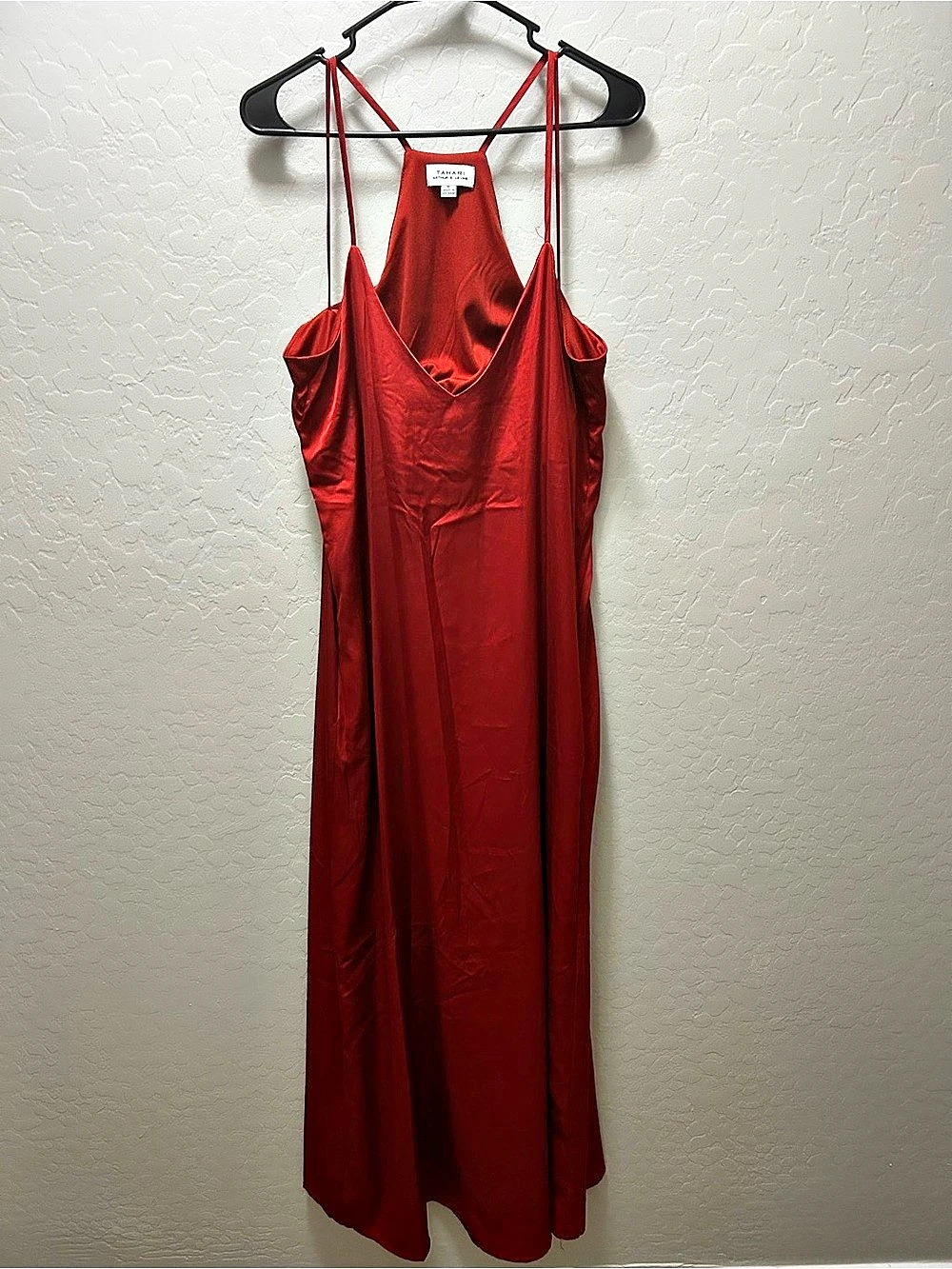 Tahari Arthur S. Levine Maxi Slip Dress Size XL Like New